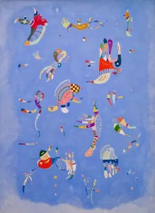 Cuadro Abstracto de Wassily Kandinsky cielo azul