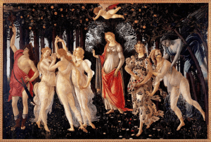Cuadro de Sandro Botticelli la primavera