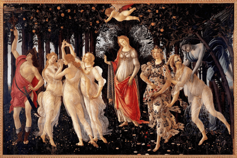 Cuadro de Sandro Botticelli la primavera
