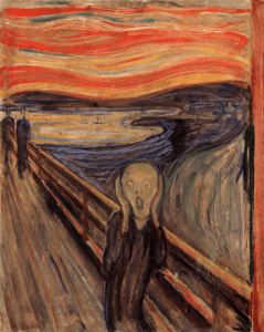 El grito - Edvard Munch ejemplifica el miedo a un infarto