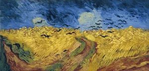 Campo de trigo con cuervos vincent van gohg