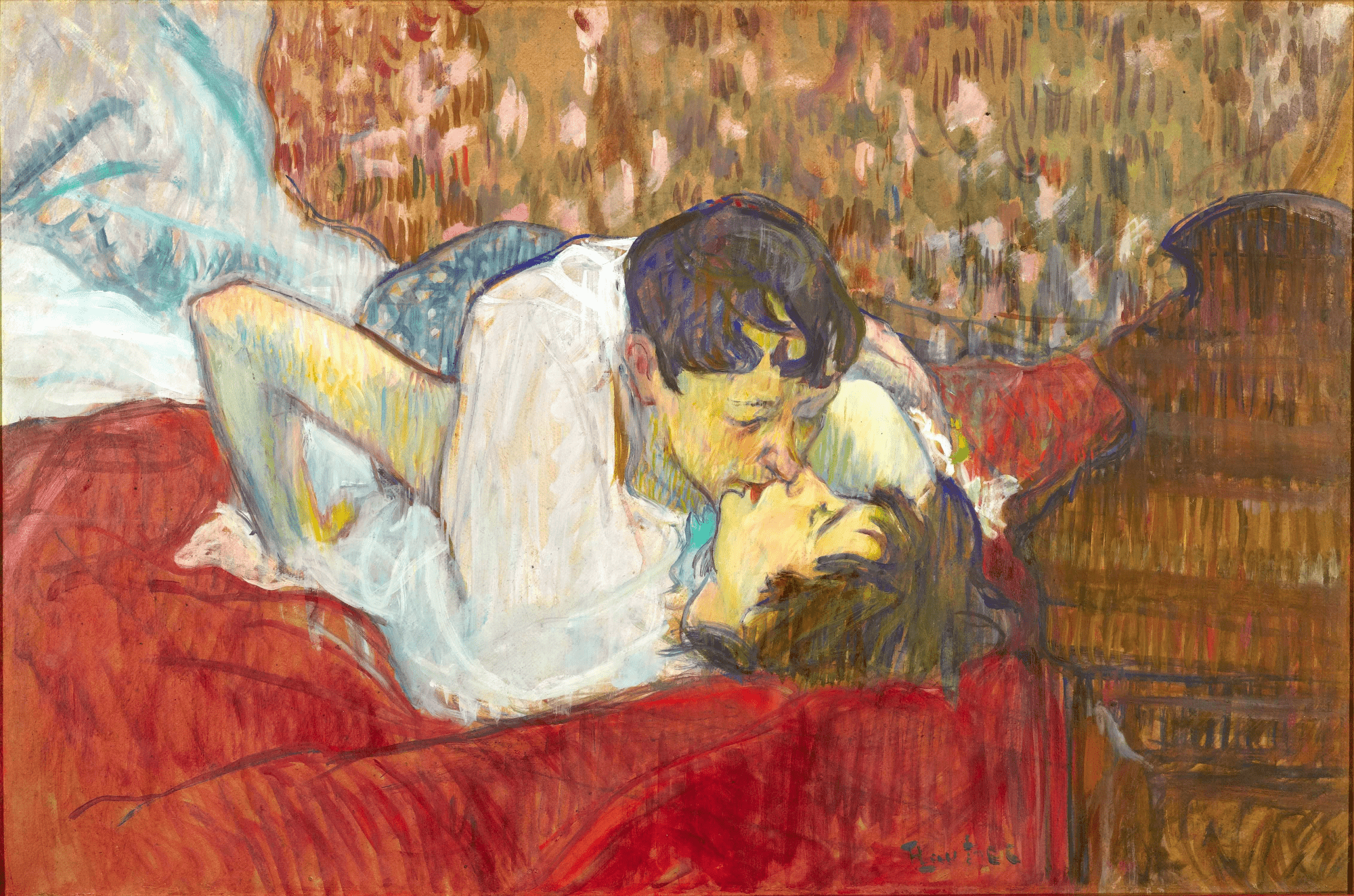 El beso - Henri Toulouse-Lautrec (Francia, 1892)